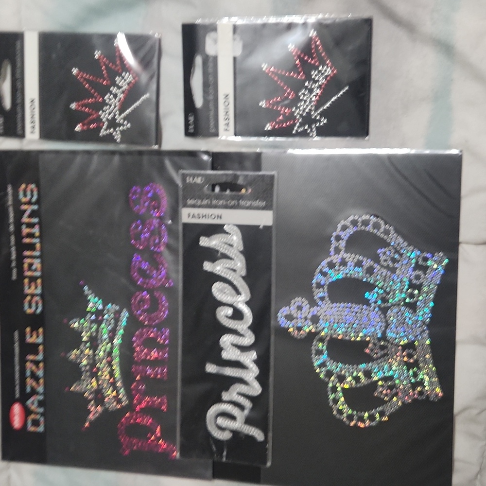 NWT Bundle of Princess Iron-On NWT